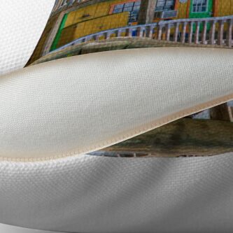 Alternate view of Coco's Cafe Throw Pillow