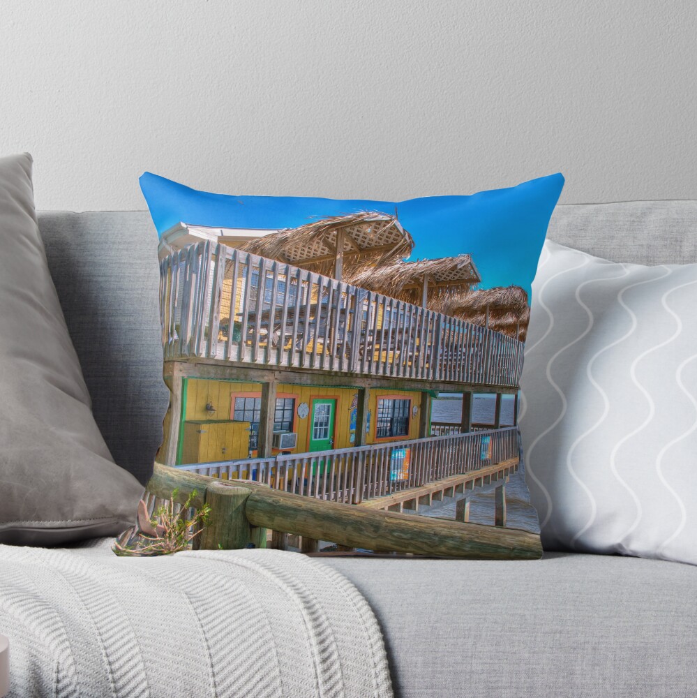 Coco's Cafe Throw Pillow