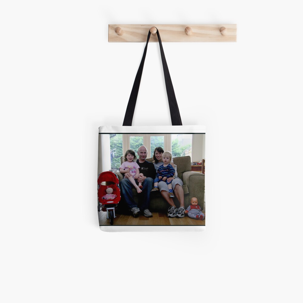 Kirsten, Mike and the Kids Tote Bag