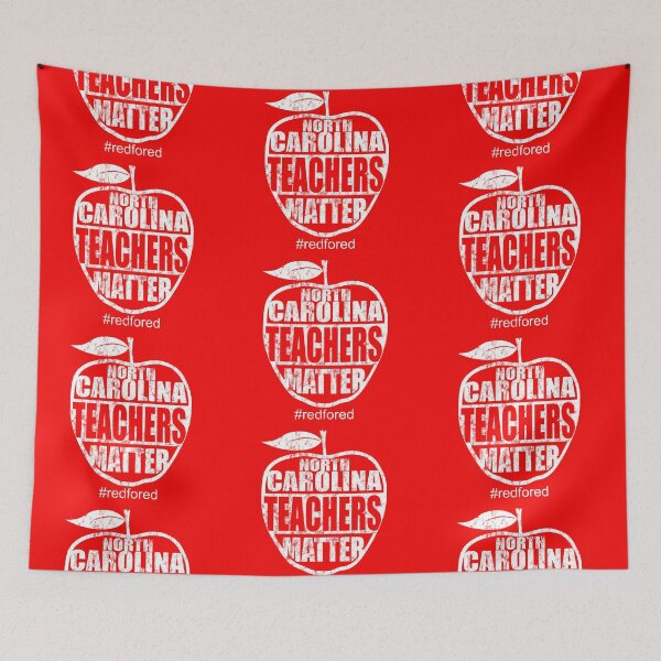 Item preview, Red For Ed North Carolina Teachers Rally designed and sold by RiffXS.