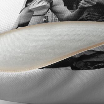 Alternate view of Born and Bra'd in Dublin Throw Pillow