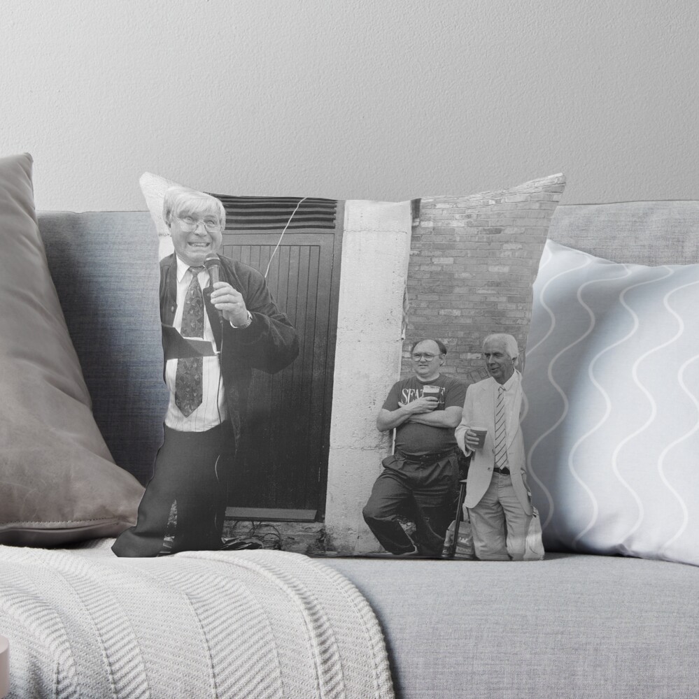 Good Times at the Goethe Throw Pillow