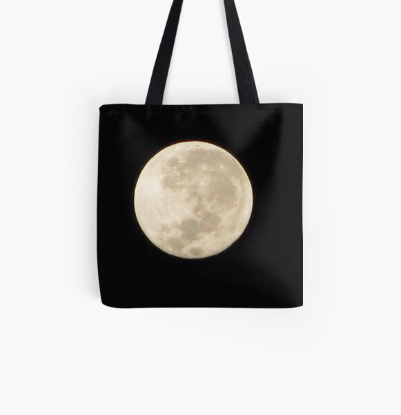 Moon in Taurus All Over Print Tote Bag
