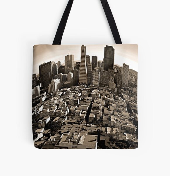SanFrancisco-Cityscape All Over Print Tote Bag