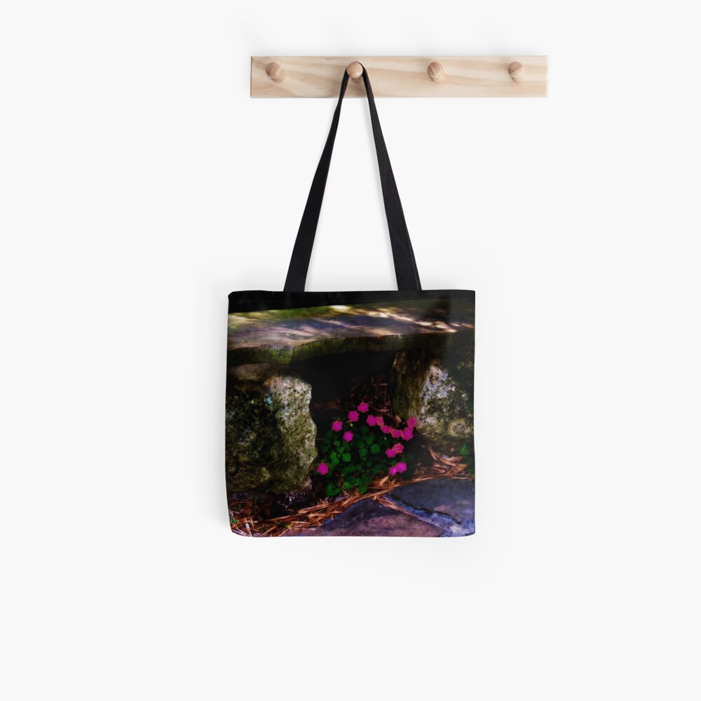 Stone Bench Tote Bag