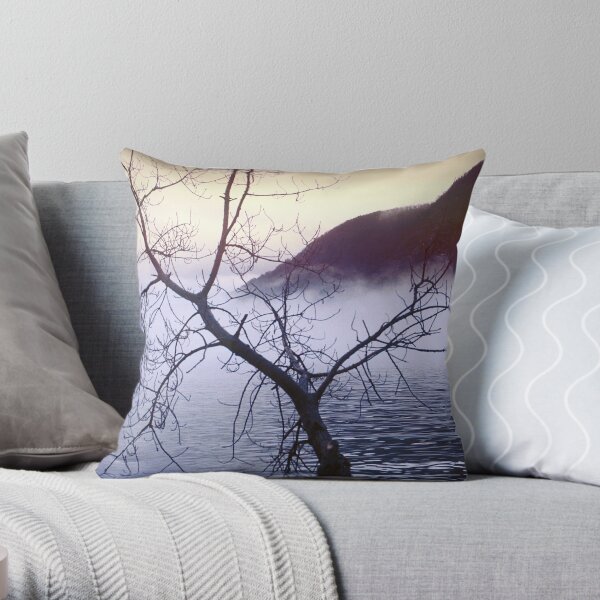 View of Storm King Mountain Throw Pillow