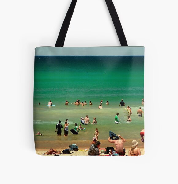 Manly Beach Feb Jan 05 All Over Print Tote Bag