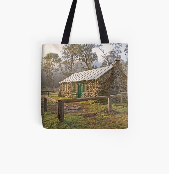 High Country Hut All Over Print Tote Bag