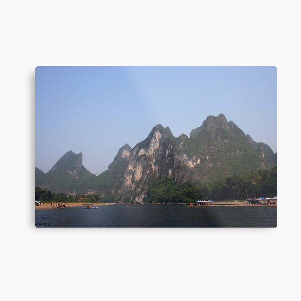 Karst mountains of Yangshuo Metal Print
