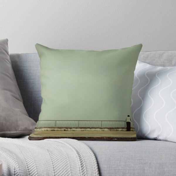 the sea Throw Pillow