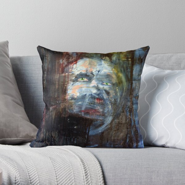 portrait of x Throw Pillow
