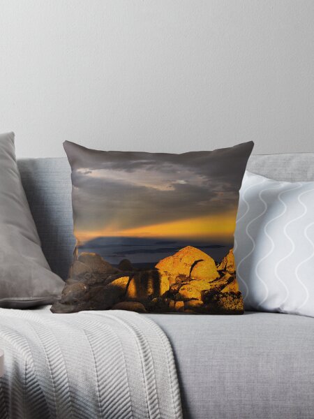 mountaintop experience Throw Pillow