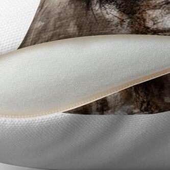 Alternate view of portrait of the artist Throw Pillow