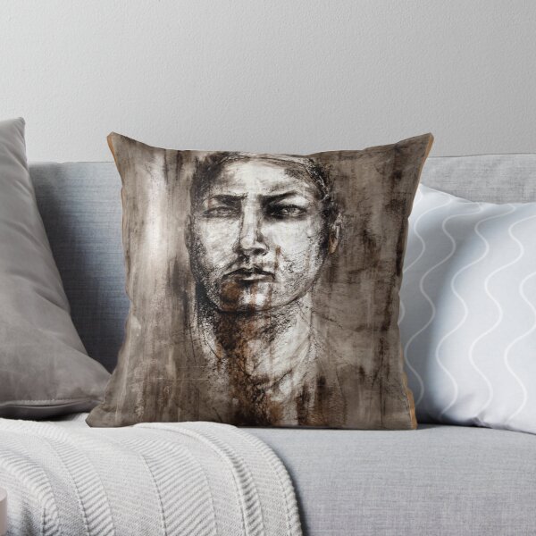 portrait of the artist Throw Pillow