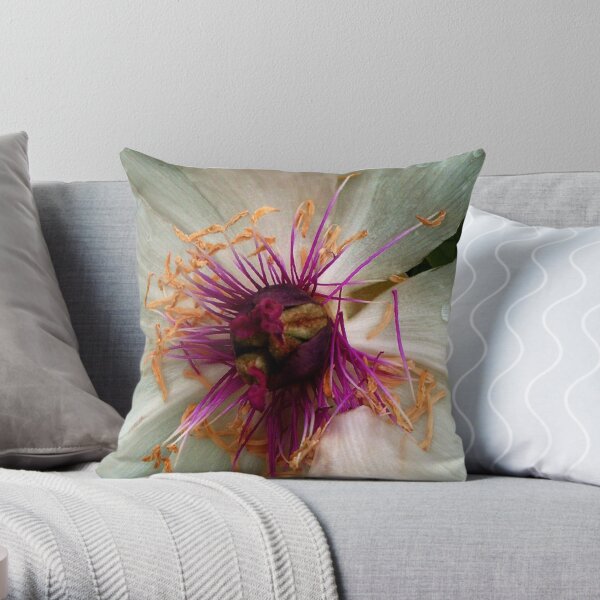 Tears of a Flower Throw Pillow