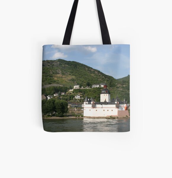 Burg Pfalz All Over Print Tote Bag