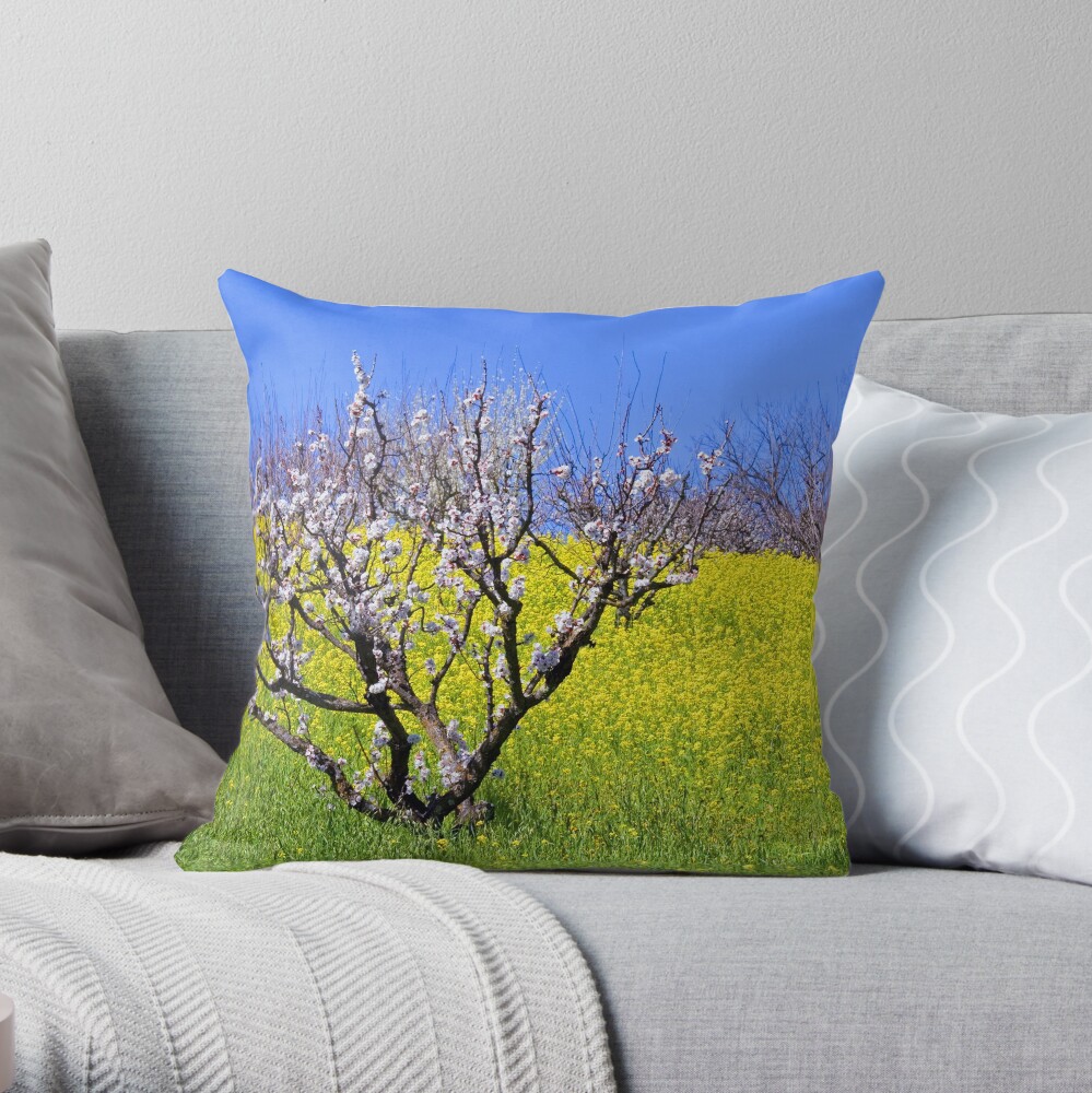 The Hills Are Alive Throw Pillow