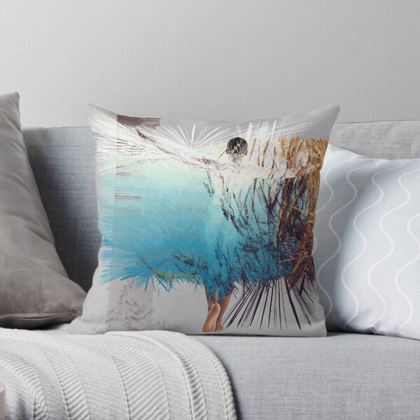 Barwon River Explosion Throw Pillow