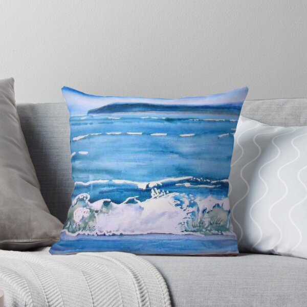 Item preview, Surf waves watercolour painting contemporary style designed and sold by coolart.