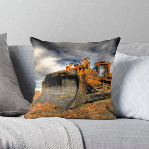 Big Dozer Throw Pillow