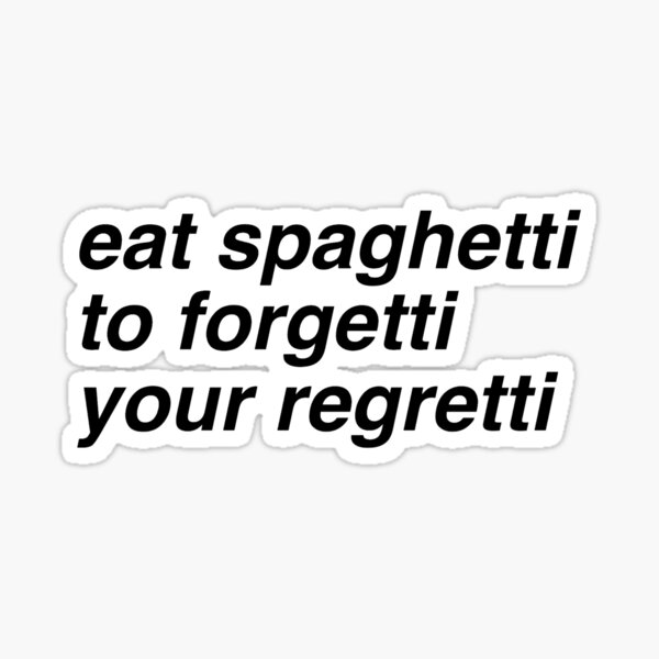 Item preview, eat spaghetti designed and sold by stephaniewhiite.