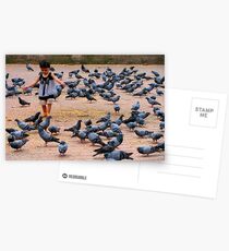 Pigeon Chasing in Durbar Square, Kathmandu Postcards