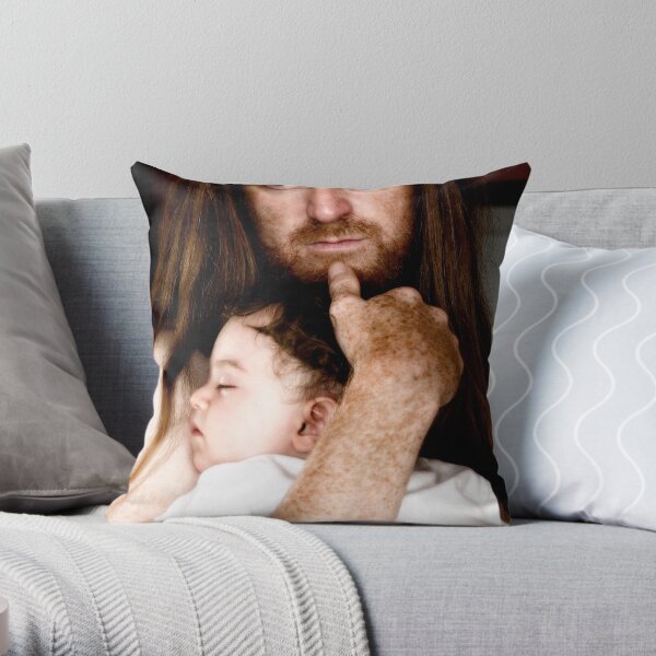 Father & Son Throw Pillow