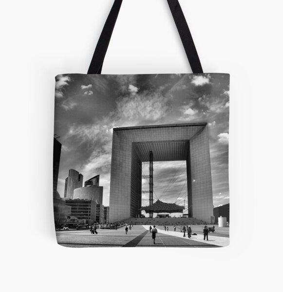 La Grande Arche de la Defense All Over Print Tote Bag
