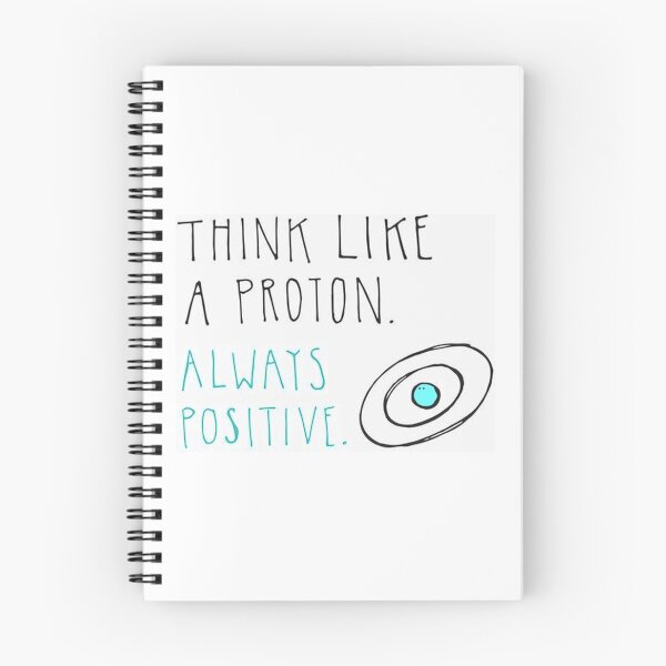 Item preview, Think Like a Proton designed and sold by DoodleDashCollective.