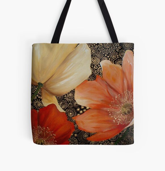 Poppy Trio All Over Print Tote Bag