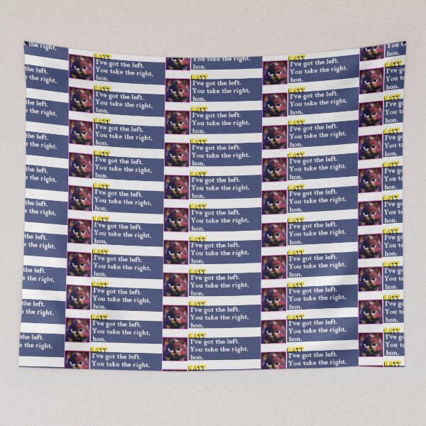 Item preview, I've got the left. You take the right, hon. (Bumper Sticker) designed and sold by Cyberphile.