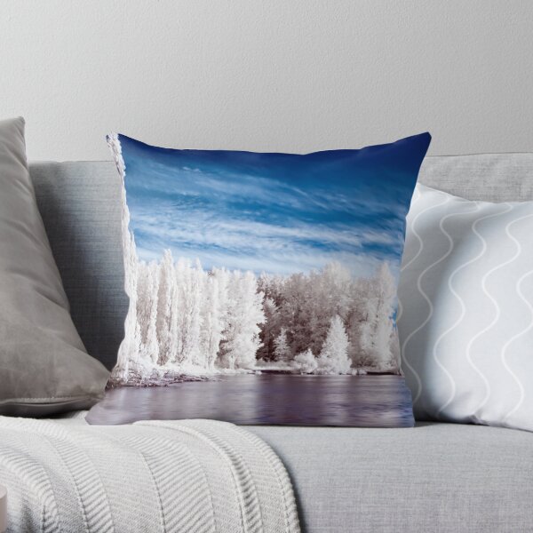 Lake Waughop Throw Pillow
