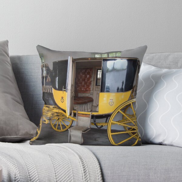 State Carriage Throw Pillow