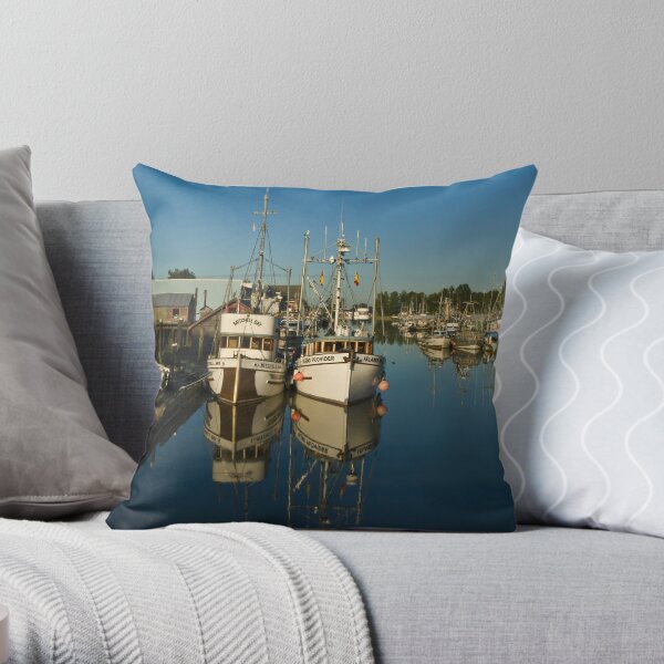 Ladner Harbour Throw Pillow