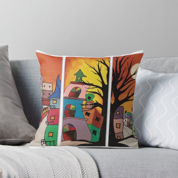Item preview, colourful city designed and sold by Sena Goztepeli.