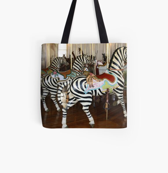 Trio of Zebras of PTC No. 6 All Over Print Tote Bag