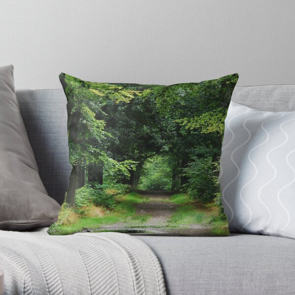 It had rained last night Throw Pillow