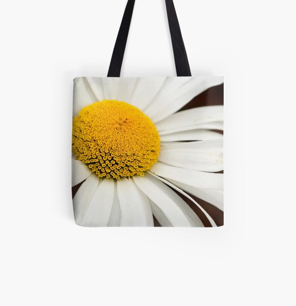 Daisy All Over Print Tote Bag