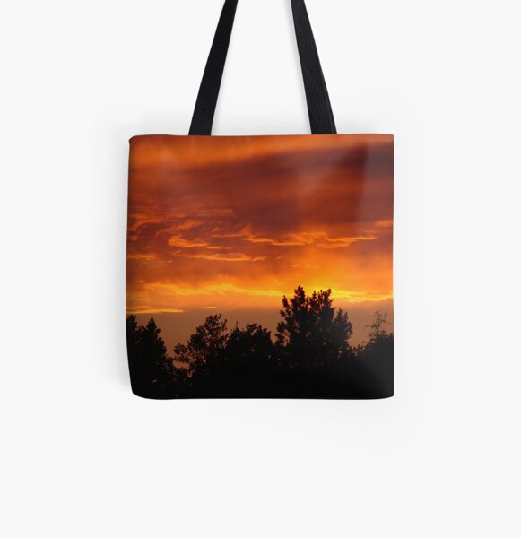 Sky on Fire All Over Print Tote Bag