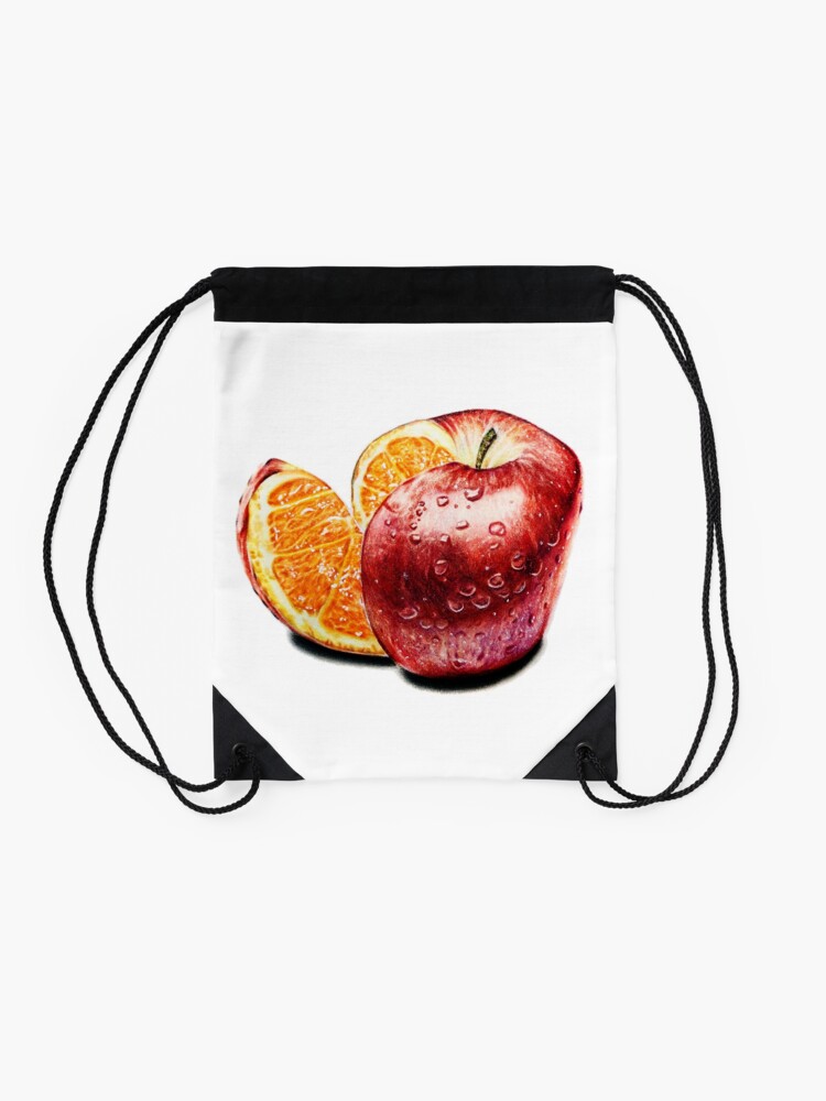 Alternate view of Freakonomics (Color pencil drawing) Drawstring Bag