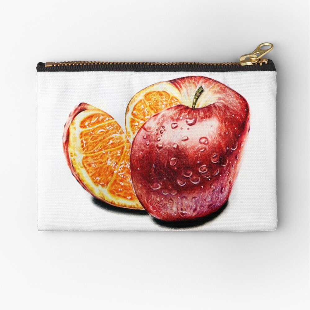 Freakonomics (Color pencil drawing) Zipper Pouch