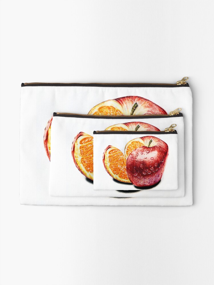 Alternate view of Freakonomics (Color pencil drawing) Zipper Pouch