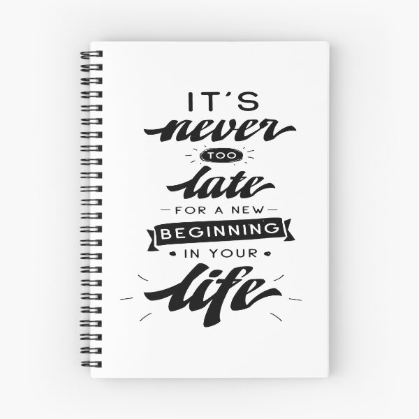 Item preview, It's Never Too Late For A New Beginning In Your Life designed and sold by ProjectX23.