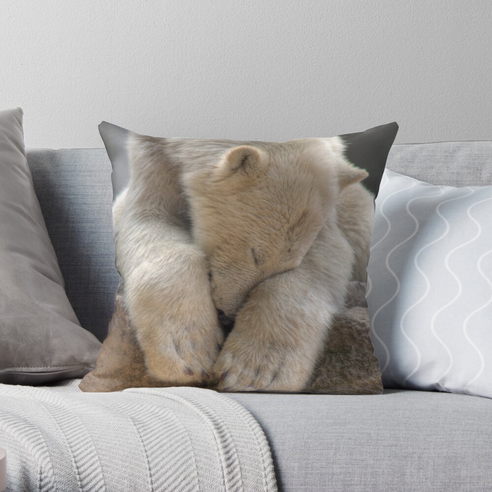 Polar Bear Throw Pillow
