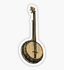 WOODSY banjo Sticker