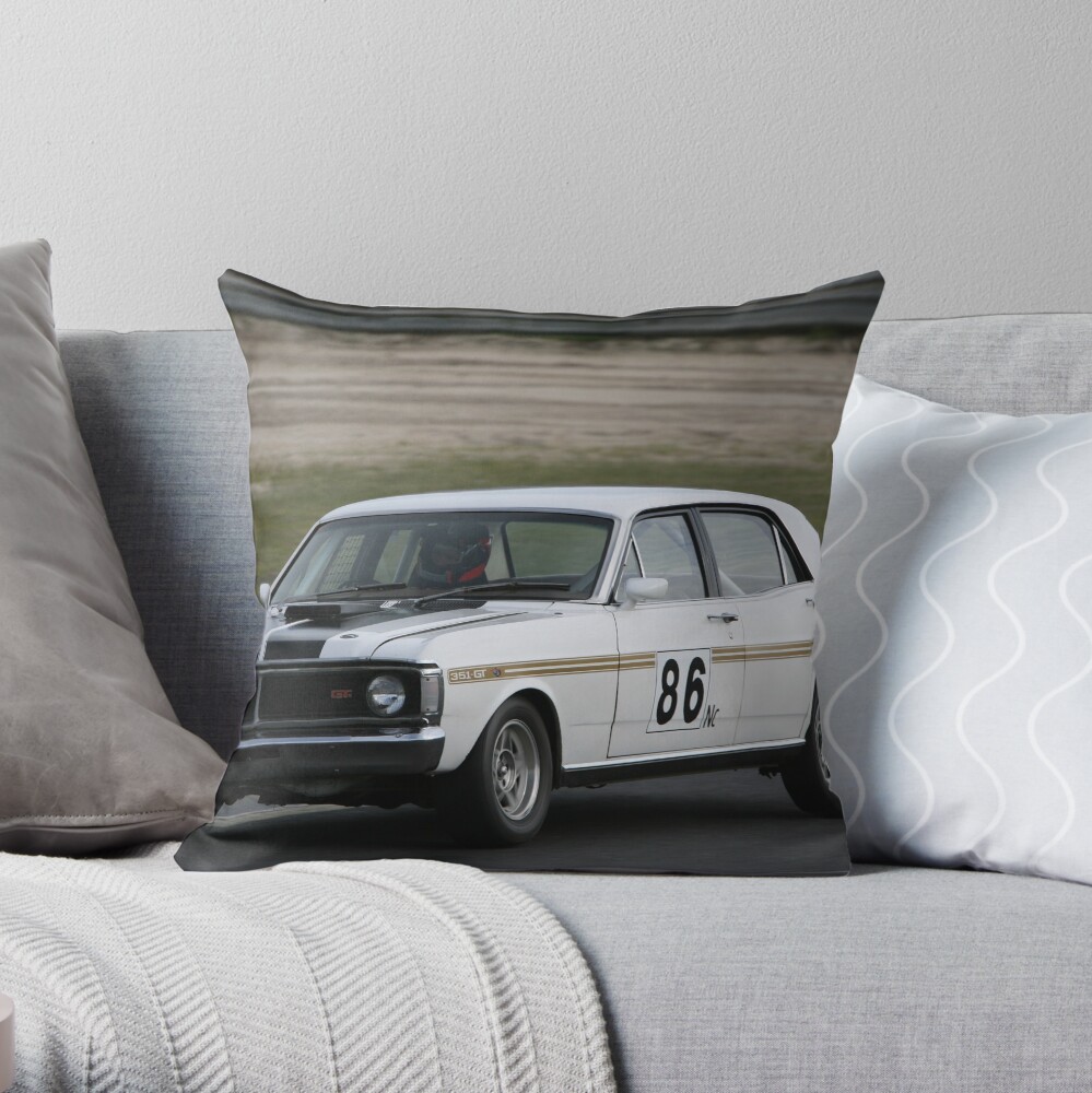 Flying Falcon Throw Pillow