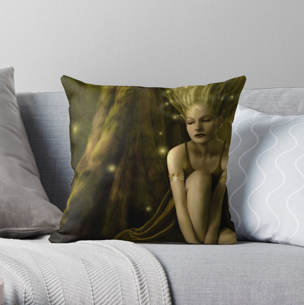 Aelflaed Throw Pillow