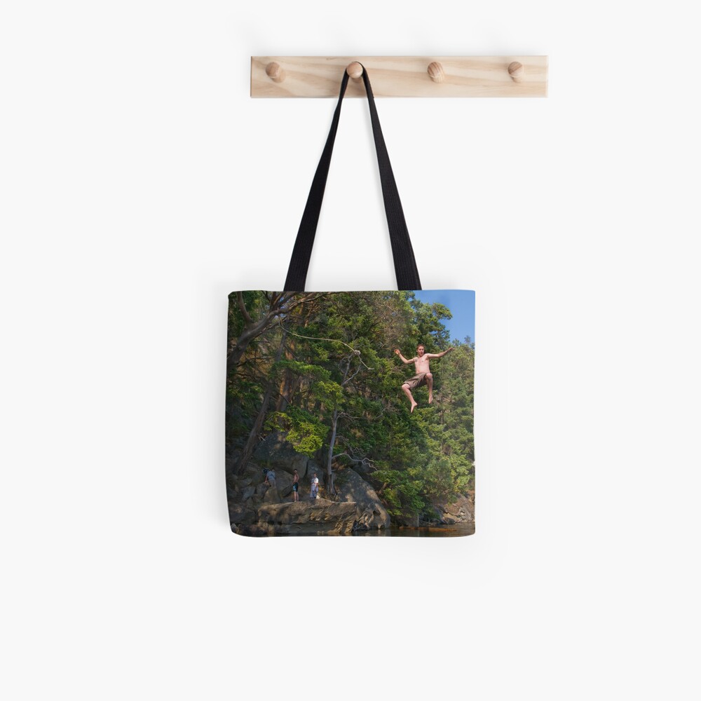 The Rope Swing, Campbell Bay Tote Bag