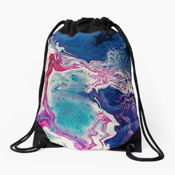 Shimmering Sequence Drawstring Bag