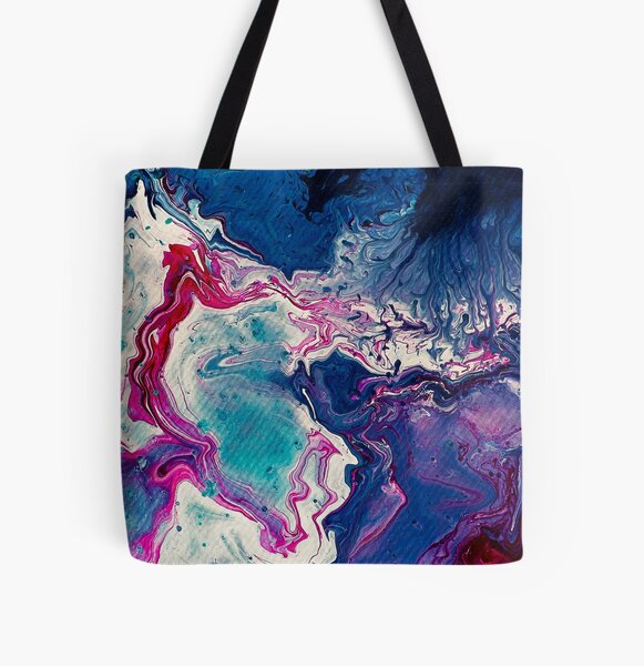 Shimmering Sequence All Over Print Tote Bag